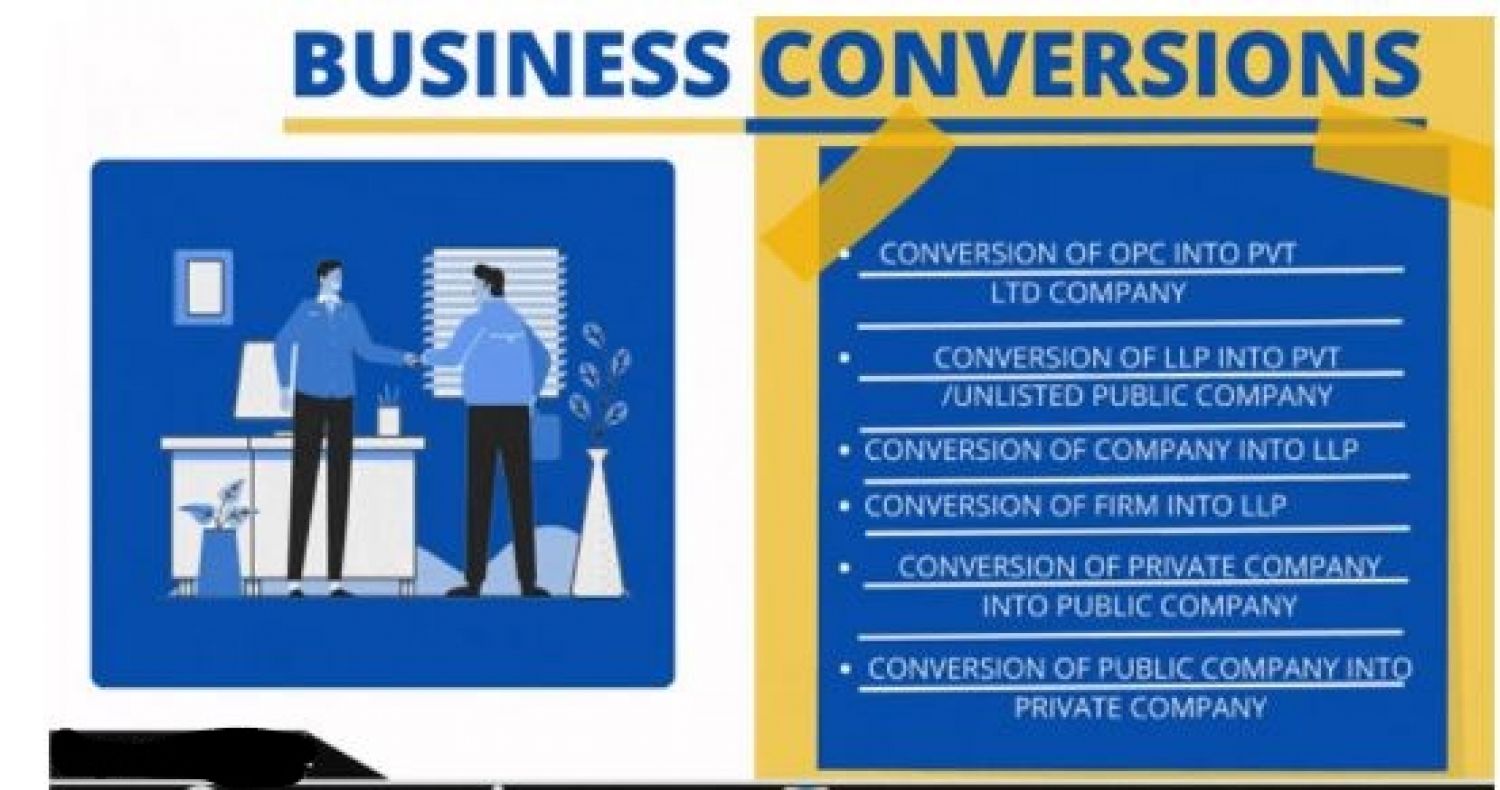 CONVERSION OF LLP INTO COMPANY LIMITED BY SHARES.
